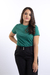 CAMISETA BÁSICA GOLA CARECA - VERDE ZIMBRO - Linhamore