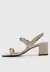 Sandália Beira Rio Tachas Off-White na internet