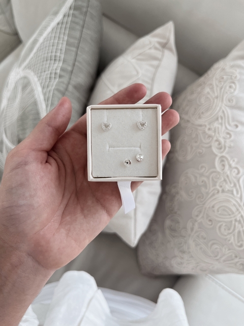 Brinco coração infantil