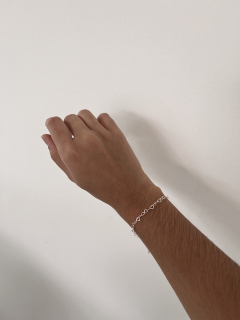 Pulseira elo coração - comprar online