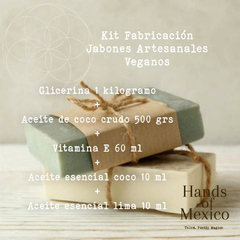 Kit Fabricación Jabones Artesanales Veganos