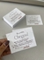 CARTÃO DE AGRADECIMENTO - PERSONALIZADO - comprar online