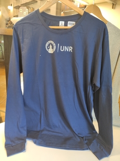REMERA UNISEX DE ALGODÓN MANGA LARGA, LOGO UNIVERSIDAD NACIONAL DE ROSARIO - TIENDA UNR