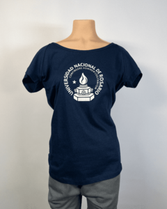REMERA DE JERSEY ENTALLADA LOGO REDONDO en internet