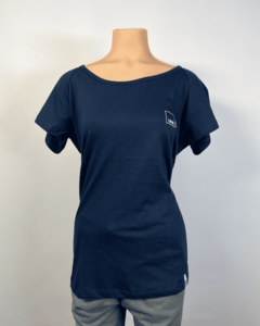 REMERA DE JERSEY ENTALLADA LOGO CUADRADO - comprar online