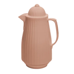 Garrafa Termica de Plastico Mini Bambu Bege 400ML (220389)