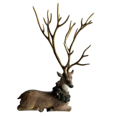 RENA RESINA NATAL 46CM NATURAL