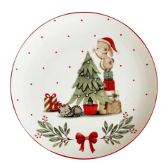 Prato Sobremesa Noelle Árvore 21cm
