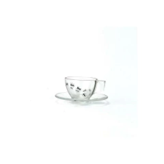 Xícara De Café Em Vidro Estampa Formiga 60ml