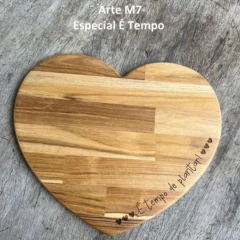 Tábua Coração Personalizado Villa M