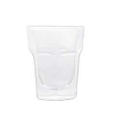 Copo p/ Café Dupla Parede de Vidro Face 100ml