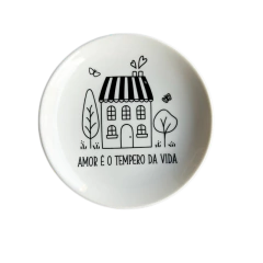 Prato Pão em Porcelana Álamo Tempero 16cm