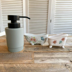 Kit banheirinhas + 2 porta sabonete liquido week