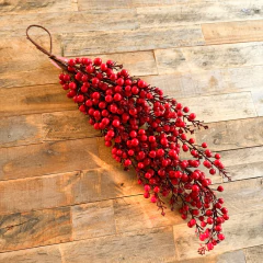PENDENTE DE BERRIES VERMELHO