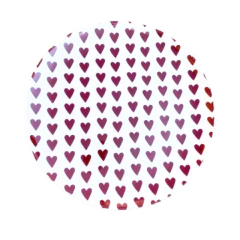 Prato Sobremesa Porcelana Luv Vinho 21cm