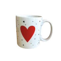 Caneca em Porcelana Namorados Black 250ml