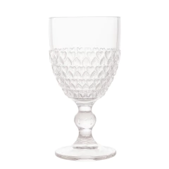 TAÇA P/ ÁGUA DE CRISTAL DE CHUMBO CORAÇÃO 330ml