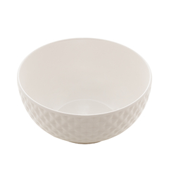 Bowl de Porcelana New Bone Diamond Branco