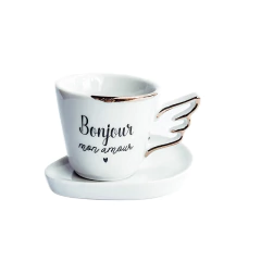 Xícara de Chá Asas bonjour