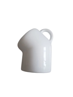 Vaso em Porcelana Tortinho 12cm