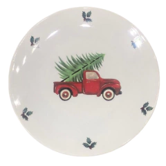 Prato Sobremesa Azevinho Truck 21 cm