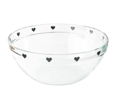 Tigela de Vidro Love G 30cm