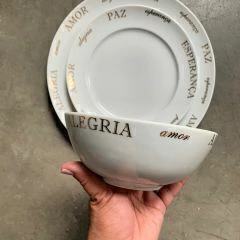 Bowl Porcelana Golden 400ml