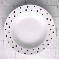 Prato Fundo Porcelana Cruela 23cm - comprar online