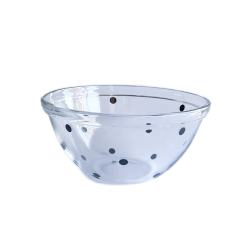 Tigela de Vidro Bolas P 21cm