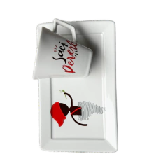 Caneca com pires Folclore Saci