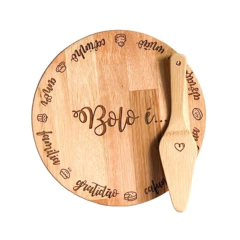 Tábua Bolo com Espátula