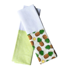 Dupla Pano de Prato Abacaxi