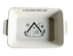 Refratario porcelana Alamo 23,5x14,5x 5cm