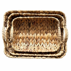 SET X3 CESTO EM FIBRA NATURAL