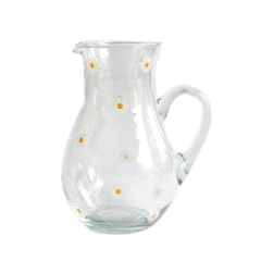 Jarra de Vidro Margaridas