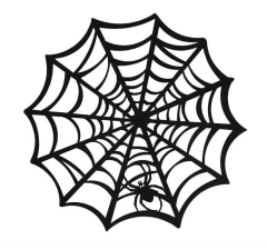 Jogo Americano Hallowen Teia Feltro 38cm Avulso