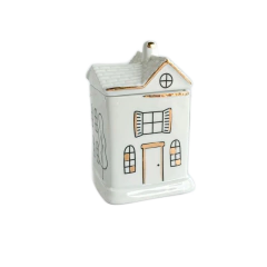 Casinha em Porcelana Álamo G (ouro)