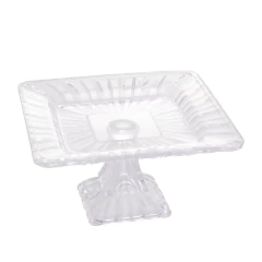 Prato/Bolo de Cristal de Chumbo 19x10cm (4436)