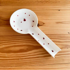 Descanso de Colher Porcelana Joaninha - comprar online