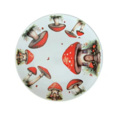 Prato Sobremesa Garden Cogumelo