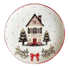 Prato Sobremesa Noelle Chalé 21cm