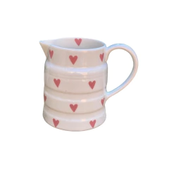 Leiteira em Porcelana Luv Rosa G 1L