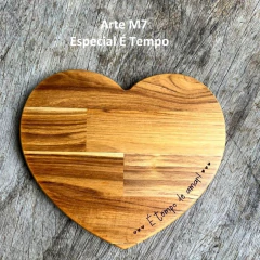 Tábua Coração Personalizado Villa P