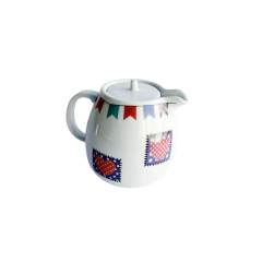 Bule de Chá Redondo Junina Bandeirinhas 500ml