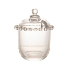 MELEIRA CRISTAL C/PEGADOR CORAÇÃO 12cm