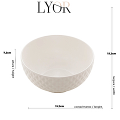 Bowl de Porcelana New Bone Diamond Branco na internet