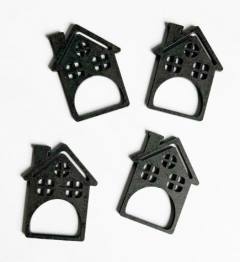 Kit c/ 4 Porta Guardanapo Casinha (6,5x5cm)