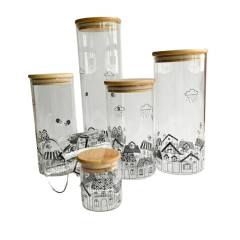 Kit Potes Herméticos Alámo Preto