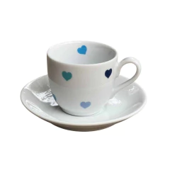 Xícara De Café Colorful Azul 60ml