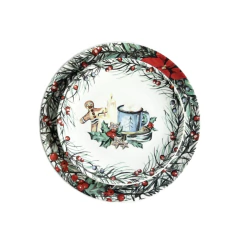 Kit Raso e Sobremesa Porcelana estampa ginger